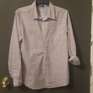 Young man's button-up shirt